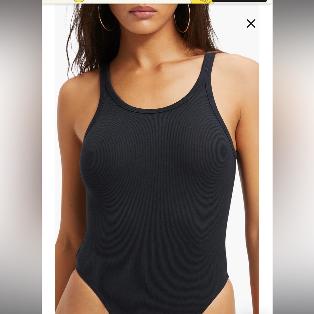 Good American racerback tank bodysuit